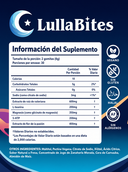 LULLA BITTES GOMITAS PARA EL SUEÑO – Descanso profundo